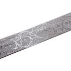 Планка для карниза «Вензель», высота 7 см, длина 25 м, цвет серебро, светло серый - фото 295120090
