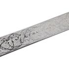 Планка для карниза «Вензель», высота 7 см, длина 25 м, цвет серебро, слоновая кость - фото 2180584
