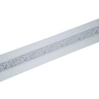 Планка для карниза «Грация», высота 7 см, длина 25 м, цвет серебро, белый - фото 295120104