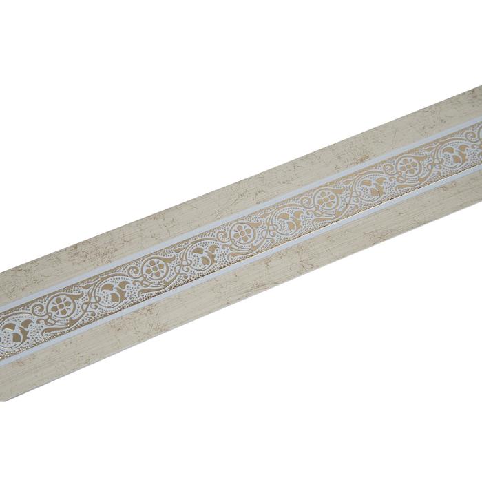 Планка для карниза «Грация», высота 7 см, длина 25 м, цвет золото, шампань - Фото 1