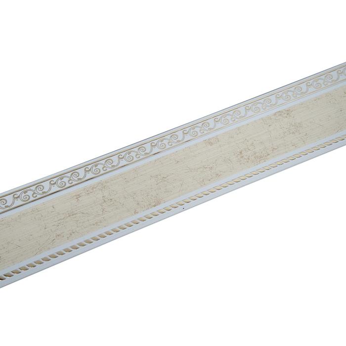 Планка для карниза «Есенин», высота 7 см, длина 25 м, цвет золото/шампань - Фото 1