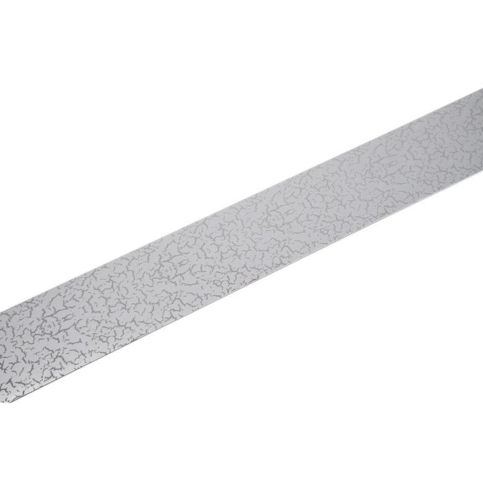 Планка для карниза «Классик», высота 5 см, длина 50 м, цвет серебро