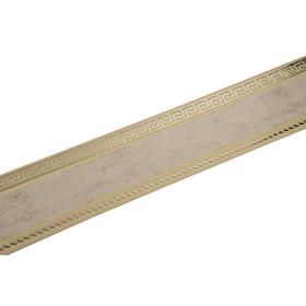 Планка для карниза «Меандр», высота 7 см, длина 25 м, цвет золото, оникс