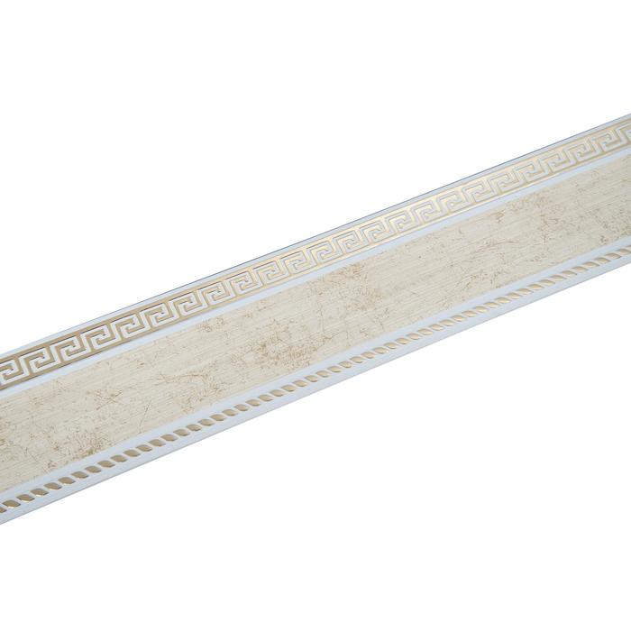 Планка для карниза «Меандр», высота 7 см, длина 25 м, цвет золото, шампань - Фото 1