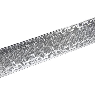 Планка для карниза «Прованс», высота 7 см, длина 25 м, цвет графитовый шелк