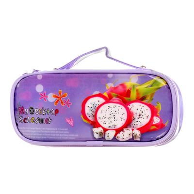 Пенал школьный на молнии «Драгонфрут»