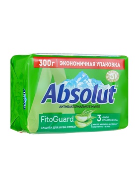 Мыло Absolut Nature «Алоэ», антибактериальное, 4 шт. по 75 г