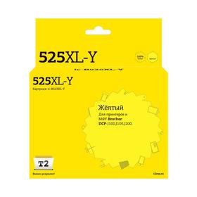 Струйный картридж T2 IC-B525XL-Y (LC-525XL-Y/LC525XL/LC525) для принтеров Brother, желтый 6633330