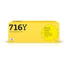 Лазерный картридж T2 TC-C716Y (716Y/1977B002/Cartridge 716 Yellow) HP / Canon, желтый - фото 51536423