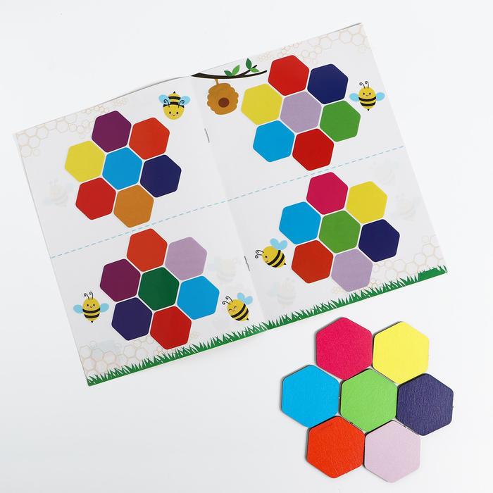 Головоломка «Собери по образцу. Медведь» 49407