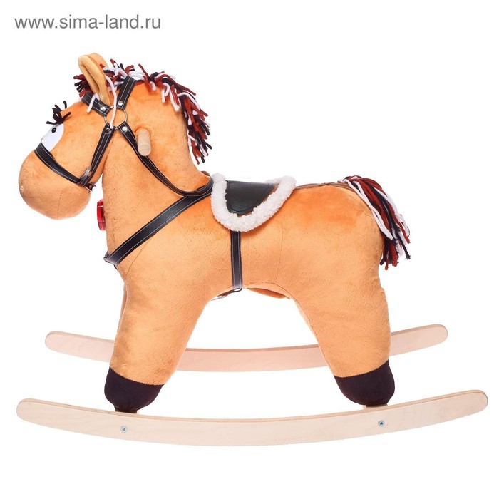 Качалка «Конь Свэн» не музыкальная, цвет коричневый 49408