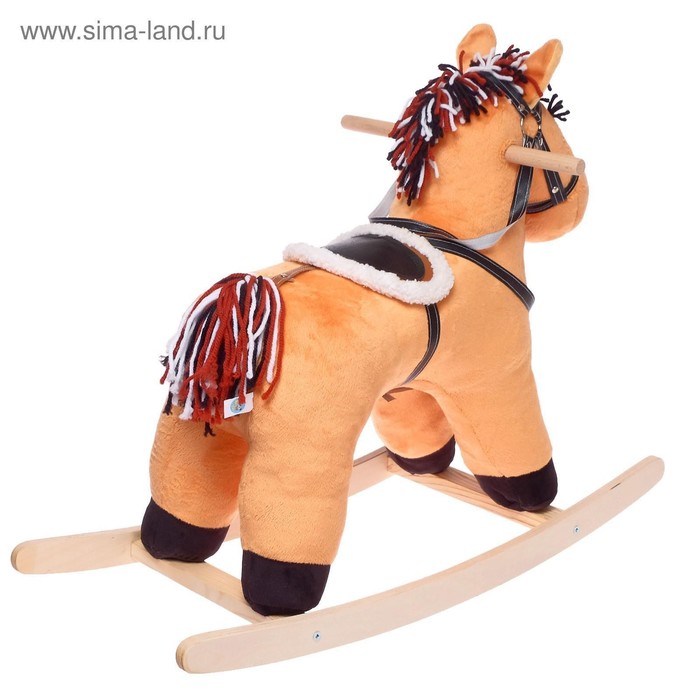 Качалка «Конь Свэн» не музыкальная, цвет коричневый 49408