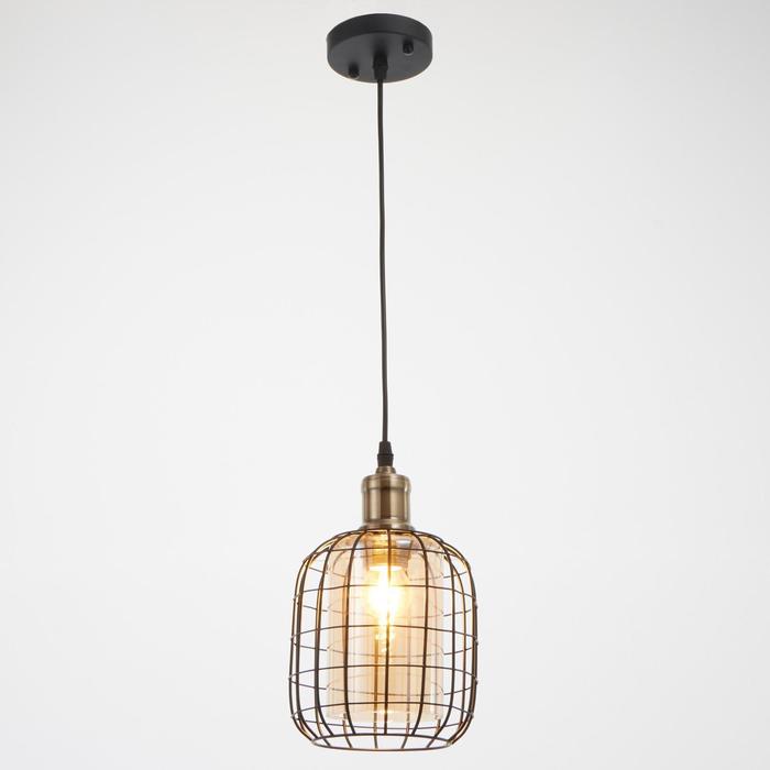 Светильник BayerLux 88331/1 E27 40 Вт черный 16×16×26-126 см