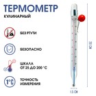 Термометр, градусник кулинарный, пищ "Для кухни", от 20 до 200 °C, 20 см х 1.5 см - фото 302859066