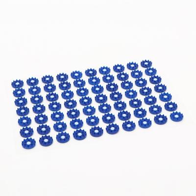 Аппликатор «Кузнецова», 70 колючек, пленка, 23×32 см, синий.