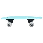 Пенниборд ONLITOP, 42х12 см, колёса PVC 50 мм, пластиковая рама, цвет голубой - Фото 3