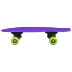 Пенниборд ONLITOP, 42х12 см, колёса PVC 50 мм, пластиковая рама, цвет фиолетовый - Фото 3