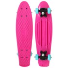 Пенниборд ONLITOP, 56×15 см, колёса PVC 50 мм, пластиковая рама, цвет розовый - Фото 4