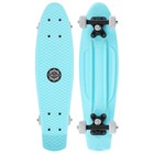 Пенниборд ONLITOP, 56×15 см, колёса PVC 50 мм, пластиковая рама, цвет голубой - Фото 2