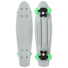 Пенниборд ONLITOP, 56×15 см, колёса PVC 50 мм, пластиковая рама, цвет серый - Фото 4