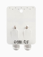 Серьги с жемчугом «Грейс» пухлая капля, цвет белый в золоте  (артикул 6629684)  большой выбор товаров оптом и в розницу по низким ценам с доставкой