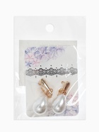 Серьги с жемчугом «Грейс» пухлая капля, цвет белый в золоте  (артикул 6629684)  большой выбор товаров оптом и в розницу по низким ценам с доставкой