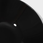 Миска стеклянная Доляна «Блэк», 380 мл, 18,5×5 см - фото 4321906