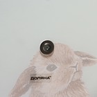 Фруктовница стеклянная 2-х ярусная круглая Доляна «Кролик», d=25/20 см, цвет голубой - Фото 5