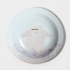 Тарелка стеклянная суповая Доляна «Кролик», 300 мл, d=18,5 см - фото 9355471