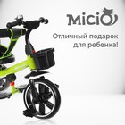 Велосипед трехколесный Micio Veloce, колеса EVA 10"/8", цвет салатовый - Фото 6