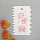 Шпатели кондитерские, набор «Сладости» 11.5×8 см, 11.2×6.5 см, 10×7 см, 3 шт. - Фото 5