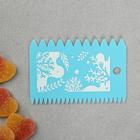 Шпатели кондитерские, набор «Море» 11,5×8 см, 11.2×6.5 см, 10×7 см, 3 шт - Фото 5