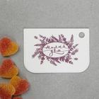 Шпатели кондитерские, набор «Милый дом» 11.5×8 см, 11.2×6.5 см, 10×7 см, 3 шт - Фото 3