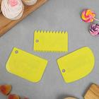 Набор кондитерских шпателей KONFINETTA CATchen11.5×8 см, 11.2×6.5 см, 10×7 см, 3 шт - Фото 2