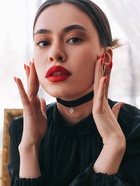 Чокер «Стразинка» круг в огранке, цвет белый в серебре, 33 см - Фото 3