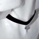 Чокер «Стразинка» круг в огранке, цвет белый в серебре, 33 см - Фото 12