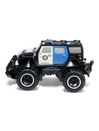 Джип радиоуправляемый «Полиция», работает от батареек, цвет чёрный - Фото 2
