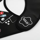 Нагрудник для кормления M&B «Rock star» непромокаемый на липучке, с карманом - Фото 5