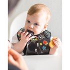 Нагрудник для кормления M&B «Rock star» непромокаемый на липучке, с карманом - Фото 11