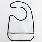 Нагрудник для кормления M&B «Rock star» непромокаемый на липучке, с карманом - Фото 7