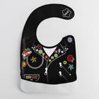 Нагрудник для кормления M&B «Rock star» непромокаемый на липучке, с карманом - Фото 8