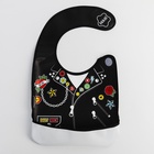 Нагрудник для кормления M&B «Rock star» непромокаемый на липучке, с карманом - Фото 9