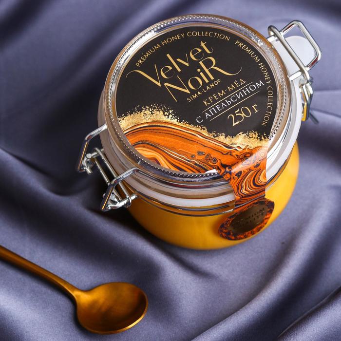 Кремовый мёд Premium collection, с апельсином, 250 г. - Фото 1