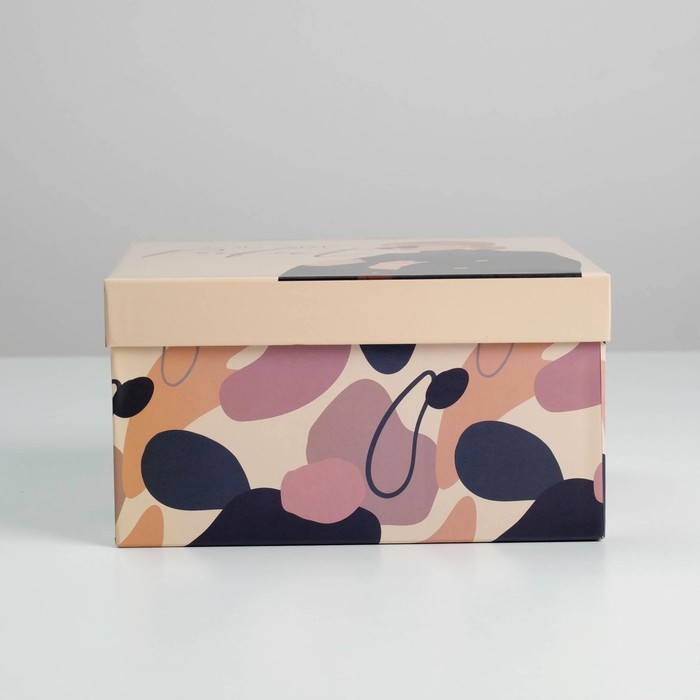 Коробка подарочная квадратная, упаковка, «Girl», 22 х 22 х 12 см - фото 1919063961
