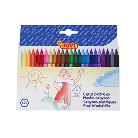 Набор цветных пластиковых карандашей, 24 цвета