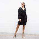 Платье женское MINAKU: Green trend цвет чёрный, р-р 48 5635249 - фото 13699028