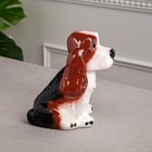 Копилка "Собака Спаниэль", коричневый цвет, глянец, керамика, 19 см - Фото 2