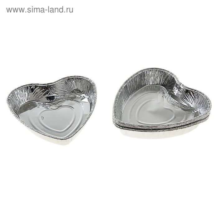 Набор форм для выпечки из фольги, 14×15×3 см, 6 шт - Фото 1