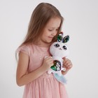 Мягкая игрушка с пайетками «Зайка Мила», 26 см х 9 см х 15 см - фото 24334035