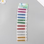 Глиттер (набор 12 шт.) «Пудра яркая», в тюбике 3 г - Фото 2